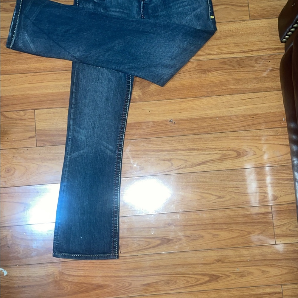 COOGI Women's Straight Leg Jeans - Dark Blue